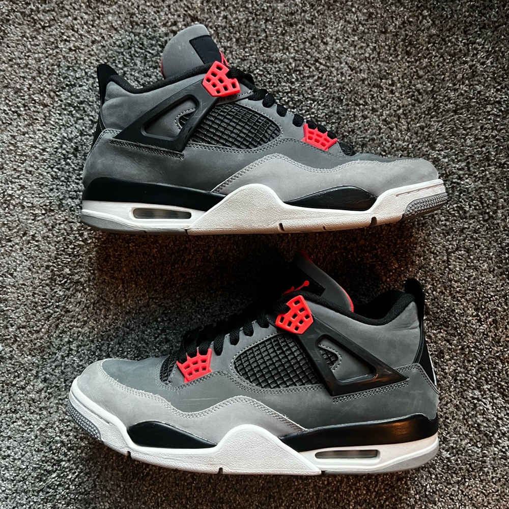 Air Jordan 4 Retro “Infrared” 100% Authentic Guaranteed - Picture 5 of 9